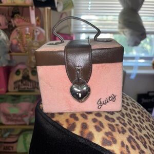 Vintage rare brown and pink juicy couture jewelry box